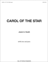 Carol of the Star SATB choral sheet music cover